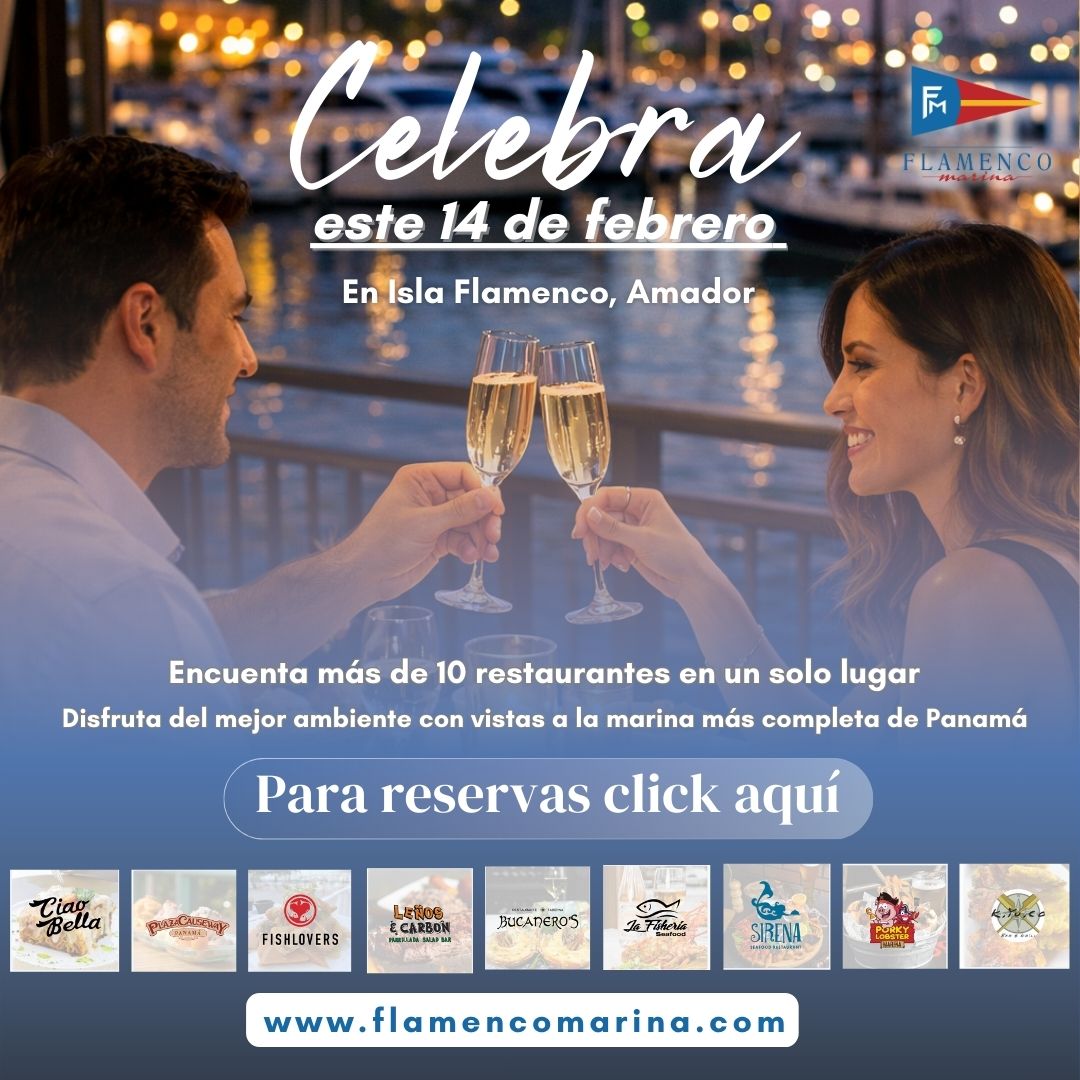 Celebra este 14 de febrero en Isla Flamenco, Amador
